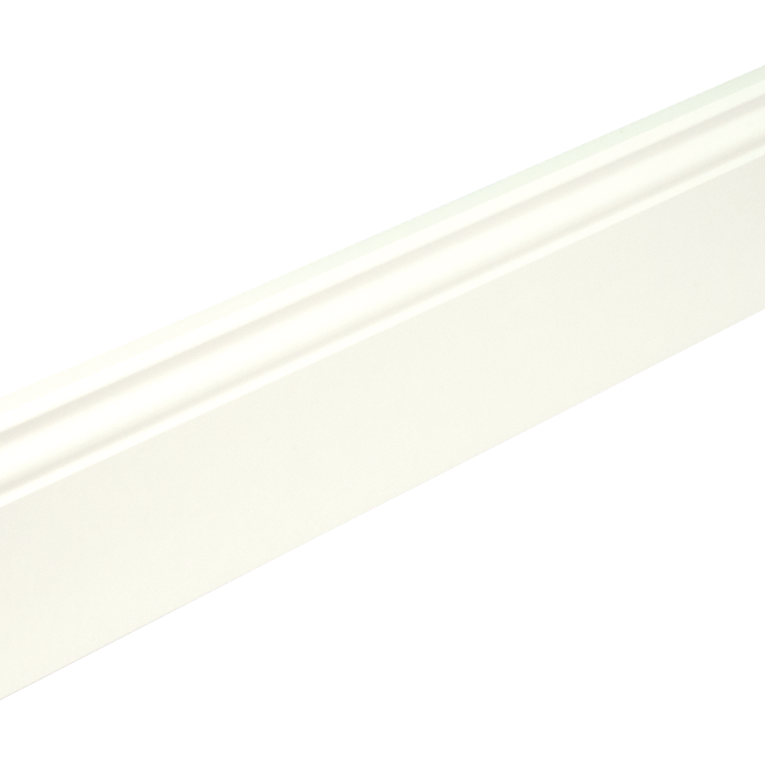 MDF Skirting, white lacquer, Old German Prof., 18x100x2500mm